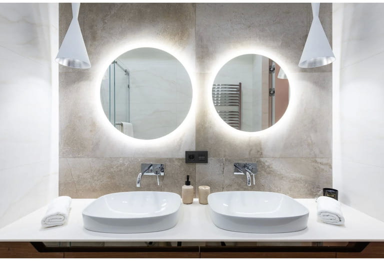 How To Install Bathroom Mirror With Lights