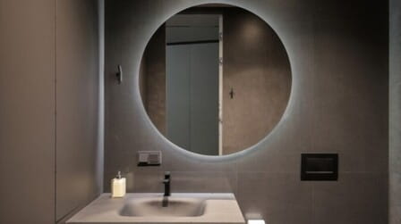 How To Install Bathroom Mirror With Lights
