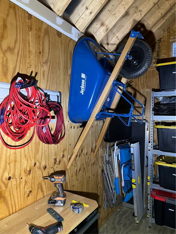 How To Hang A Wheelbarrow