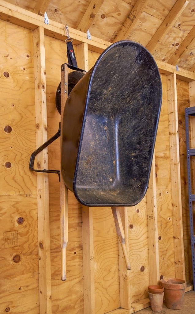 How To Hang A Wheelbarrow