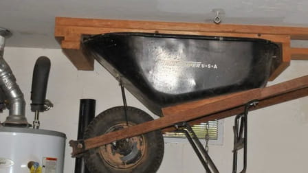 How To Hang A Wheelbarrow