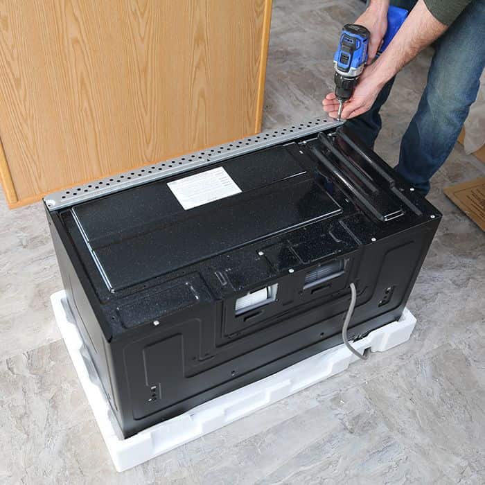 How To Install Under Cabinet Microwave