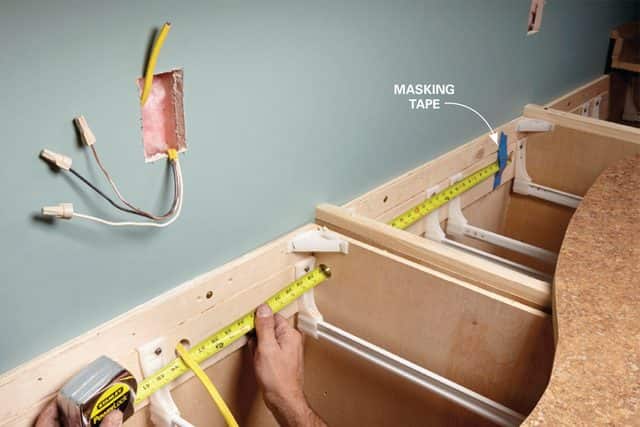How To Install Under Cabinet Outlets
