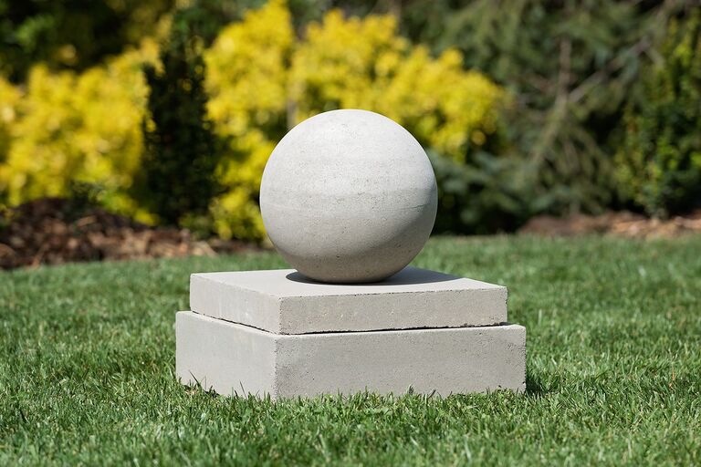 How to Set Up Garden Spheres Stones